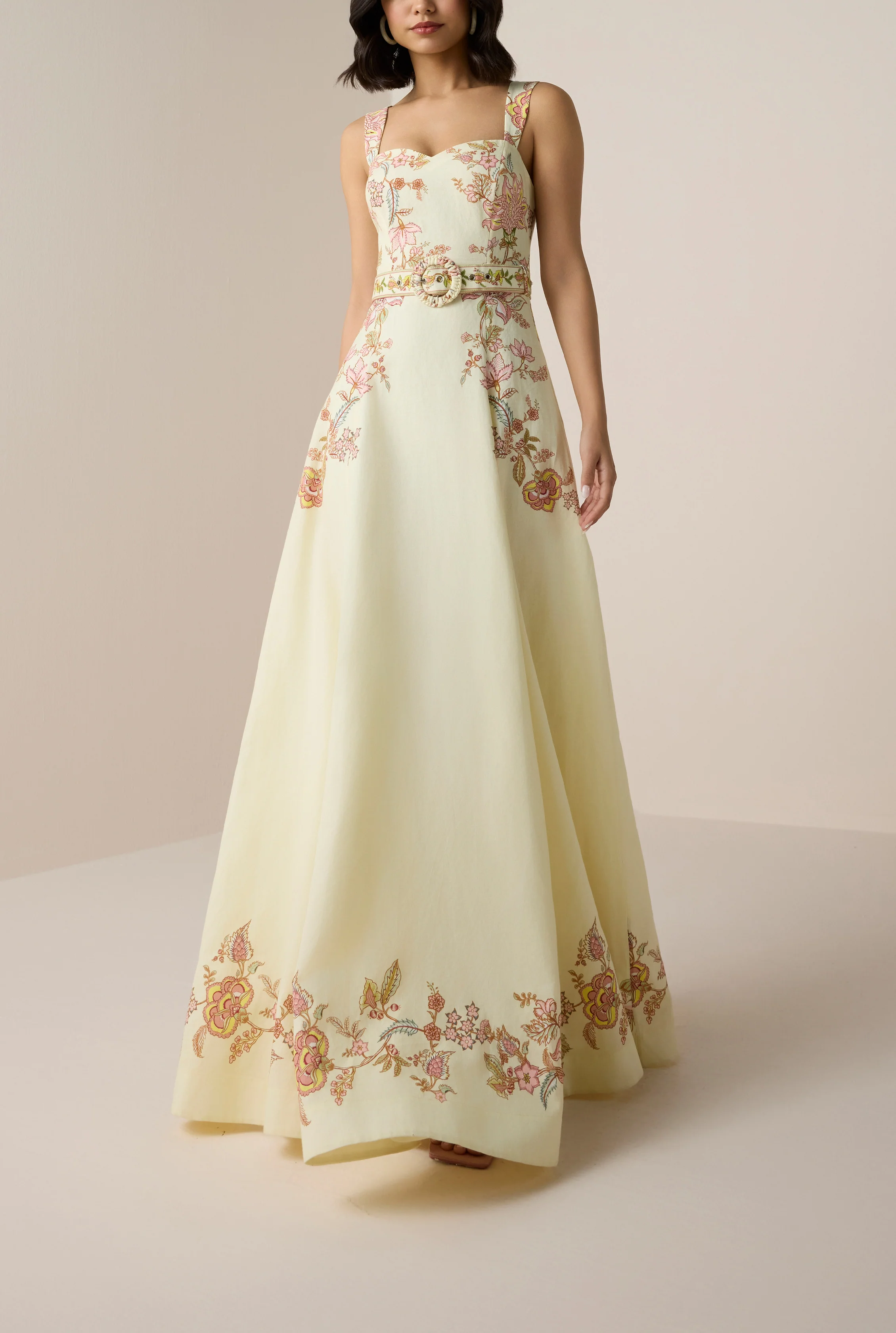 Riah Buckle Long Dress - Image 3