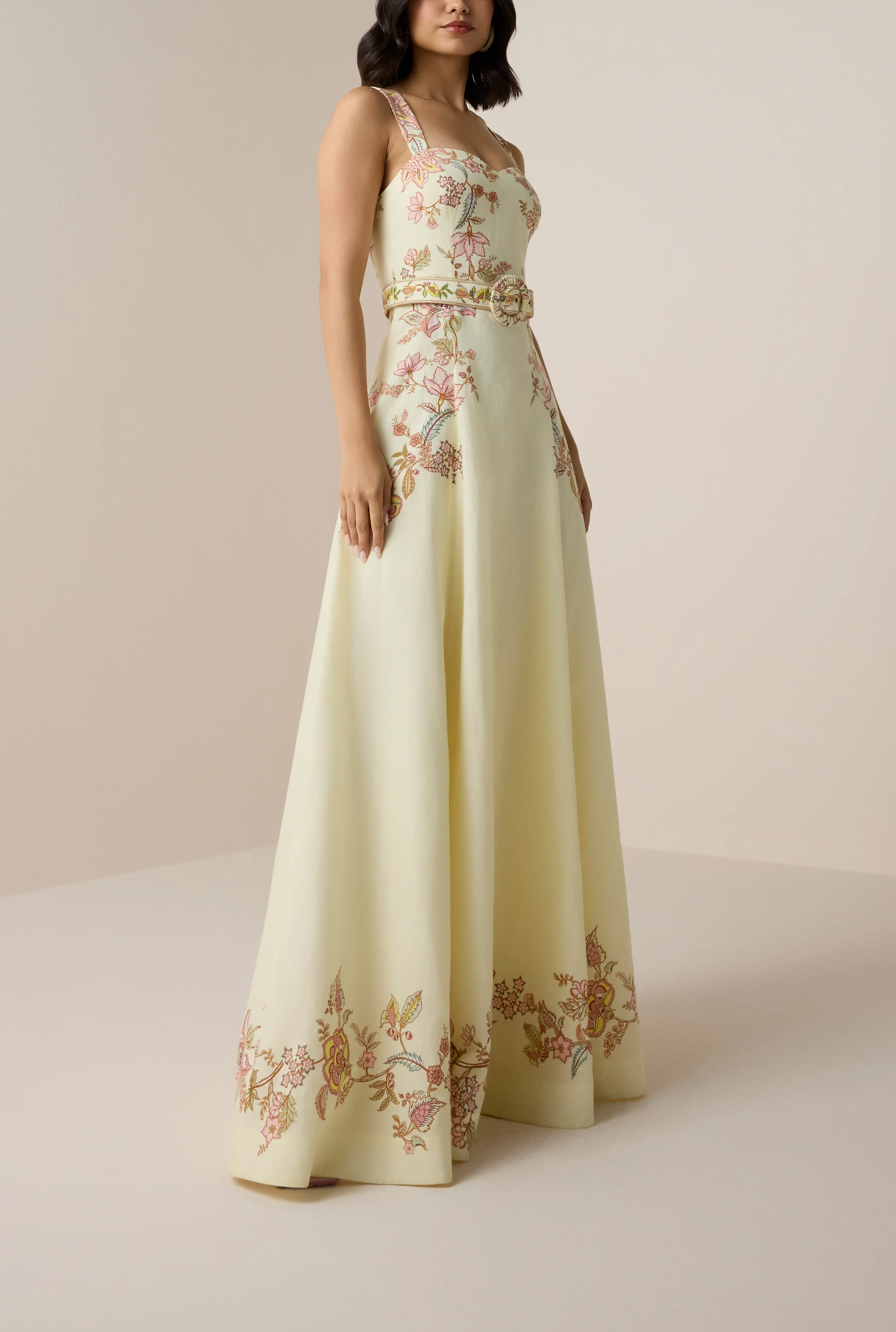 Riah Buckle Long Dress - Image 4