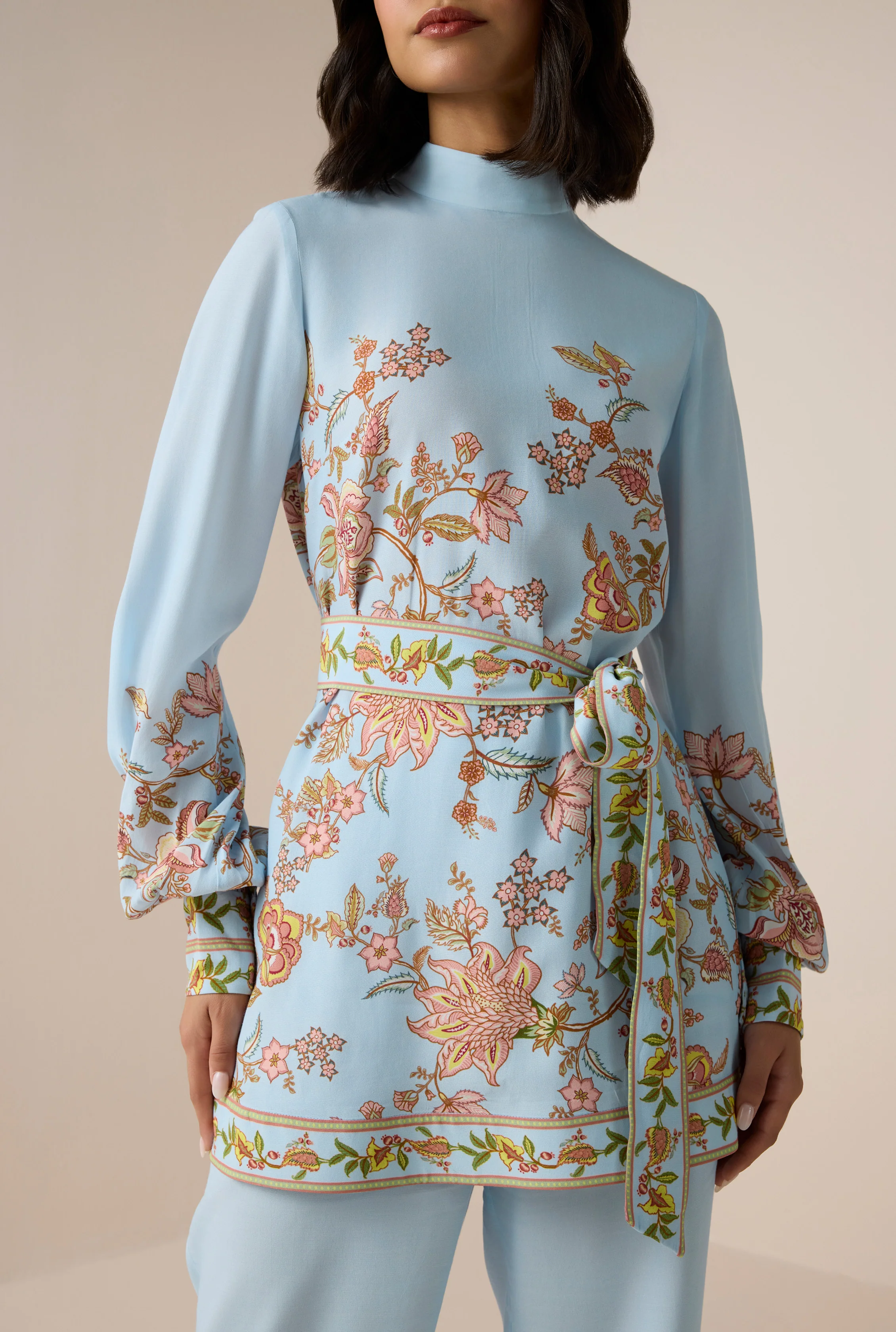 Riah Scarf Neck Top - Image 4