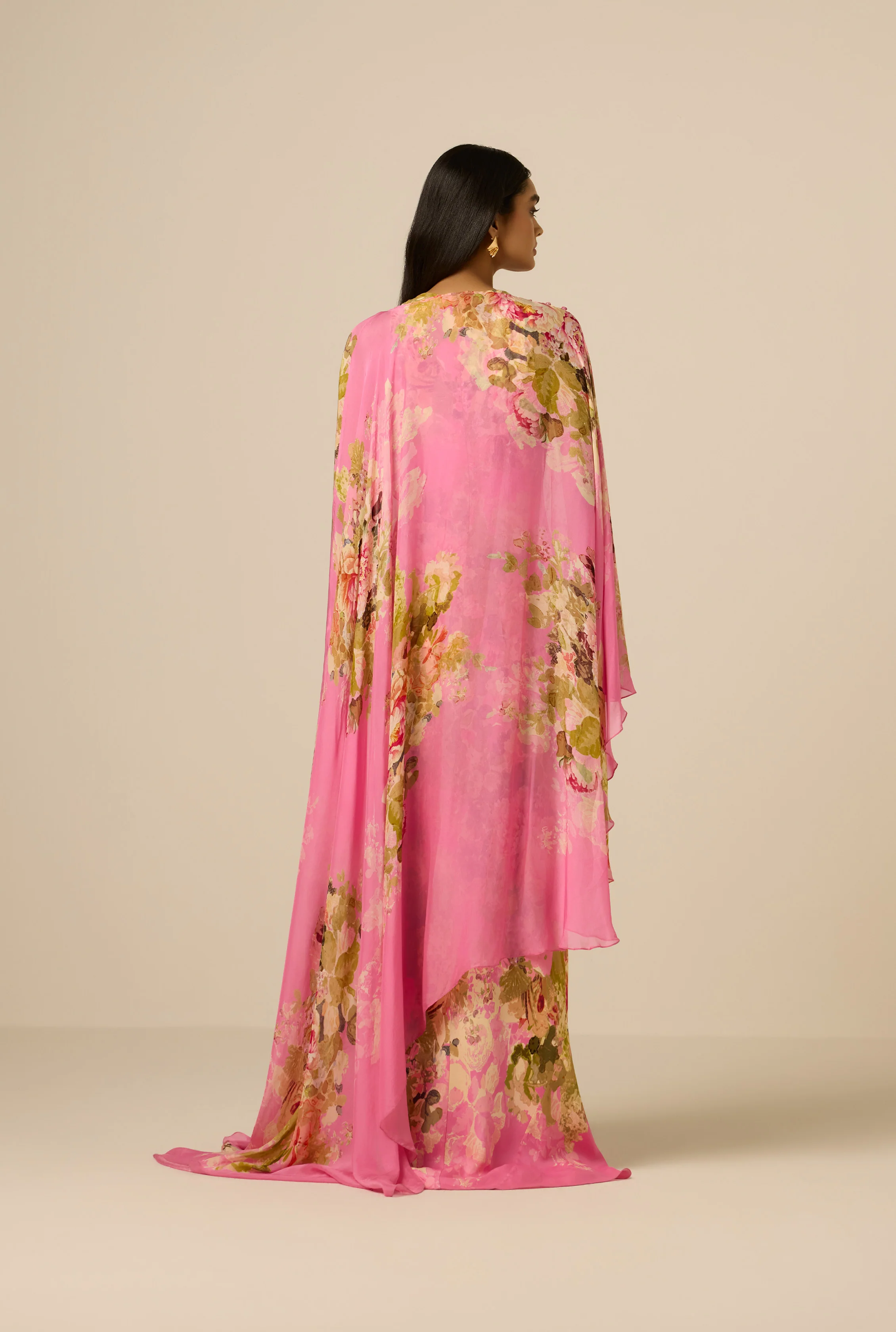 Saro Ruched Cape - Image 4