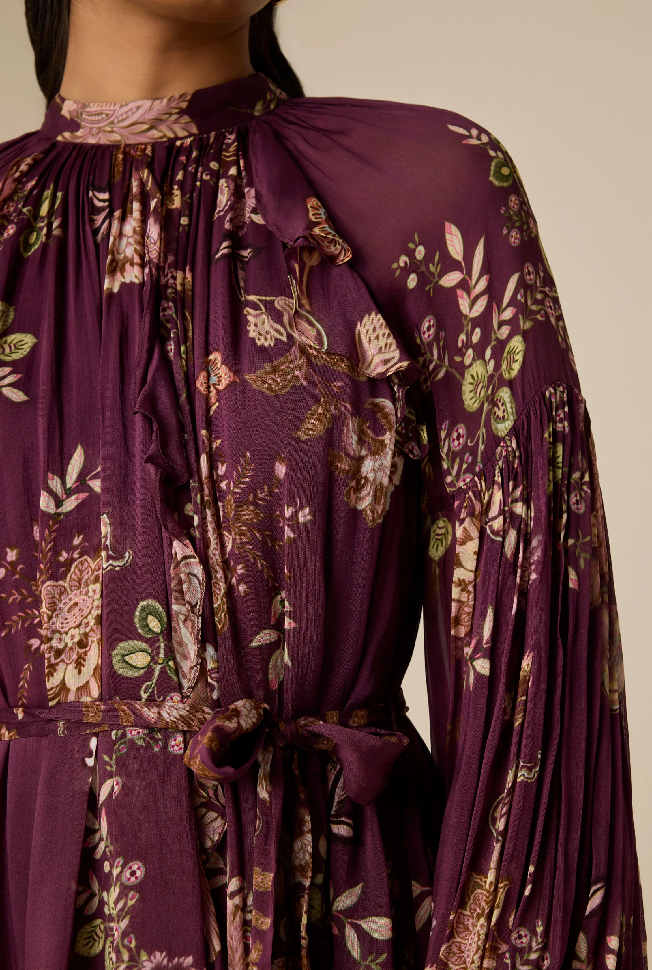 Savi Ruffle Mini Dress - Image 4
