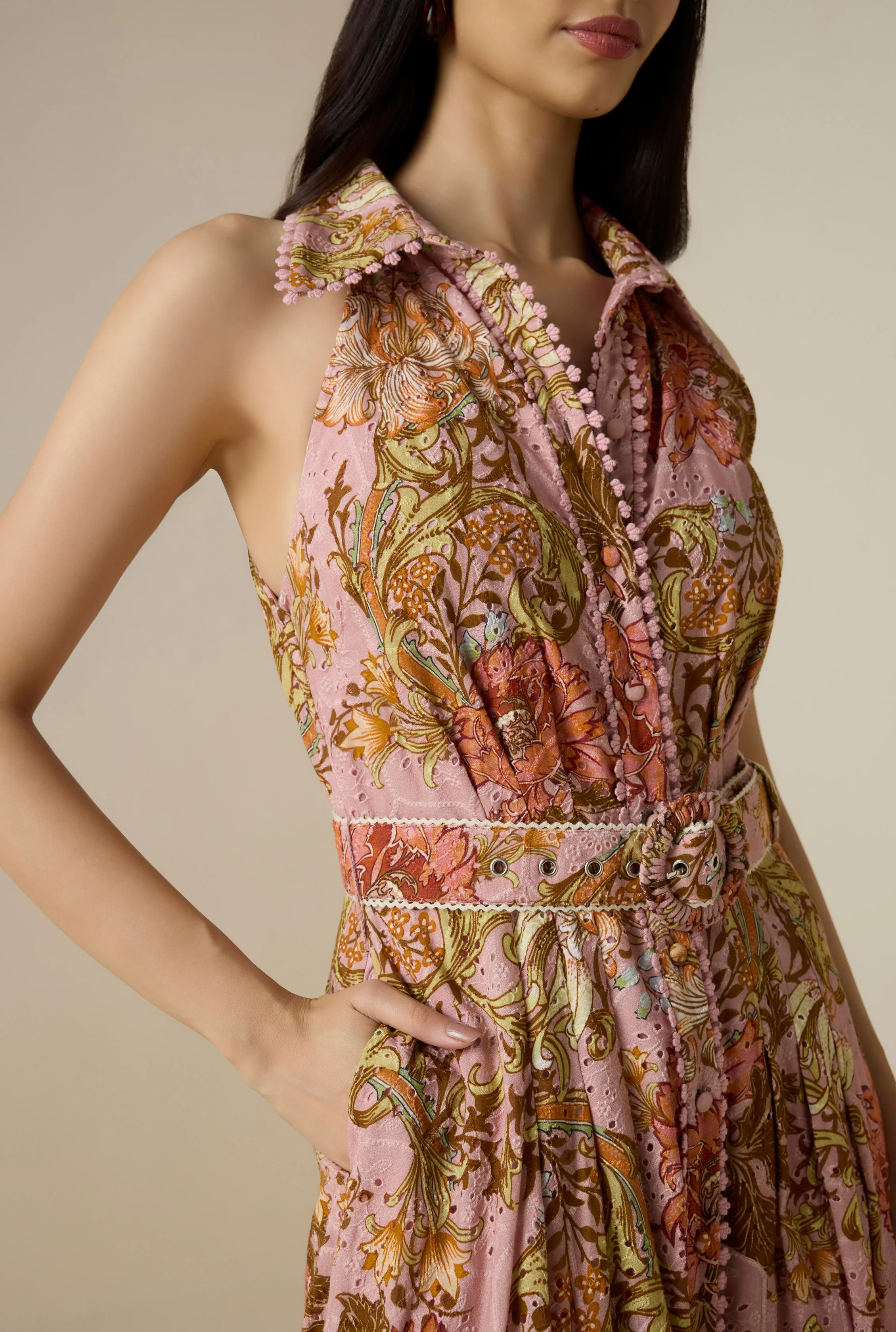 Sula Buckle Maxi Dress - Image 3