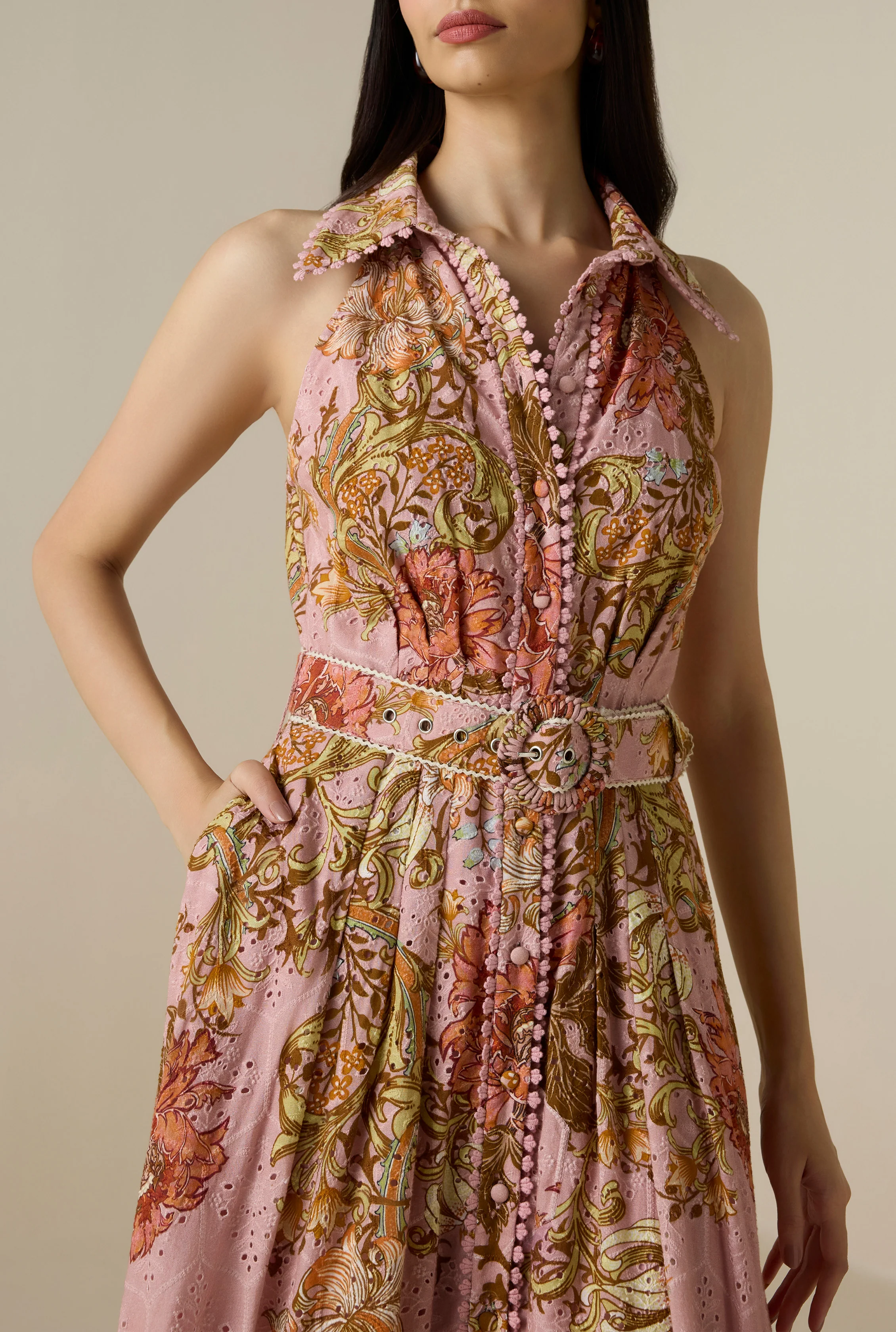 Sula Buckle Maxi Dress - Image 4