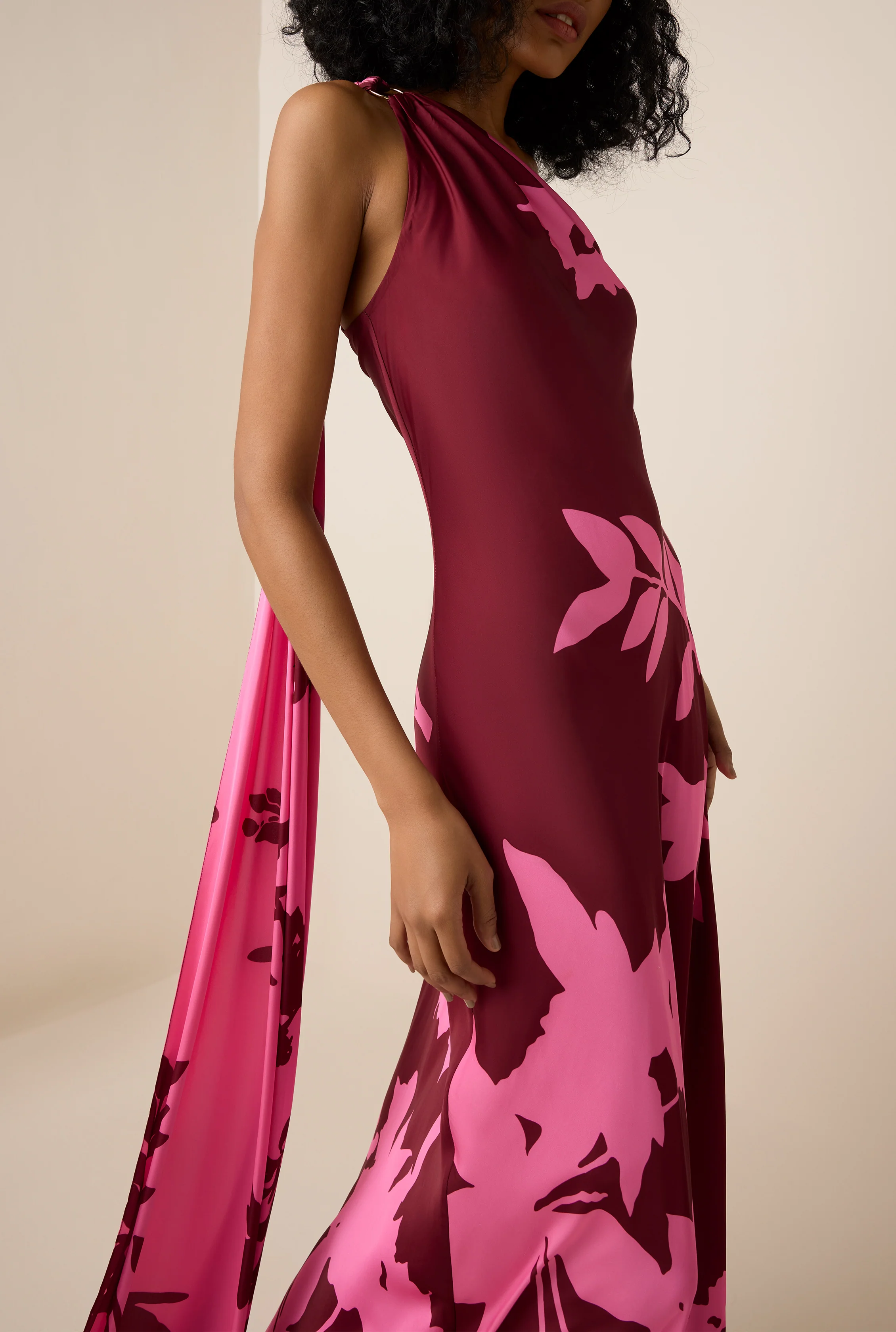 Tehr One Shoulder Long Dress - Image 5