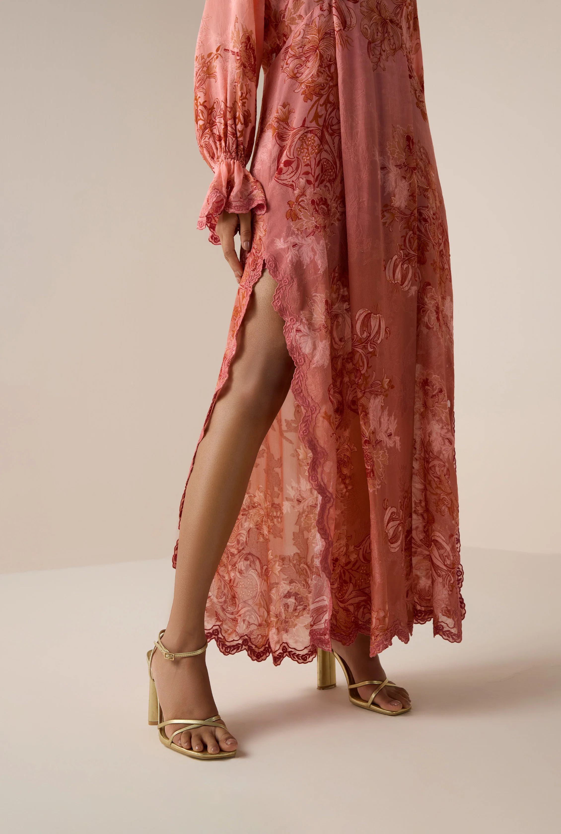 Vine Long Kaftan - Image 5