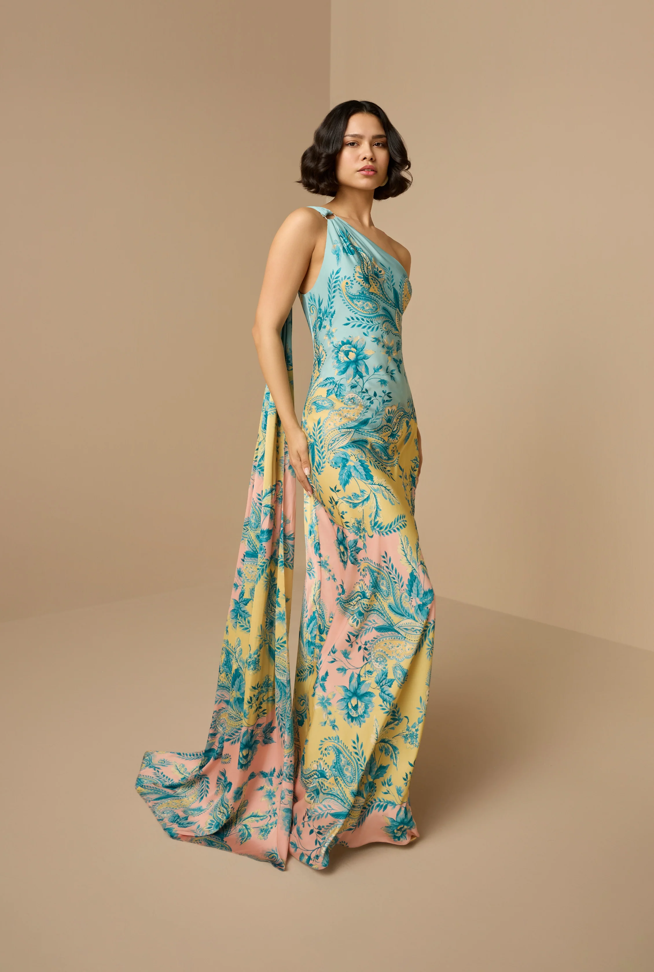 Wani One Shoulder Dress - Image 4