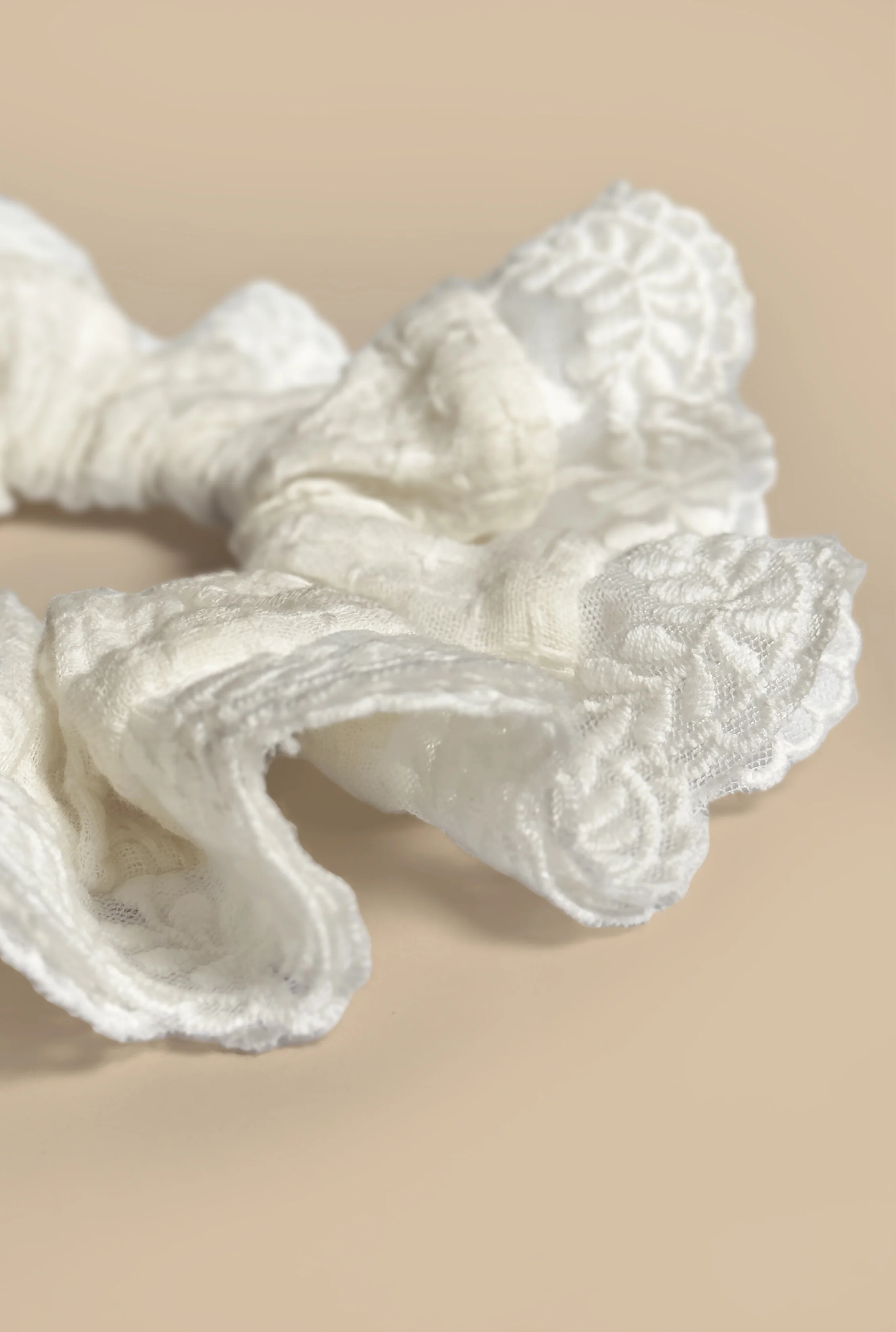 White Scrunchie - Image 3