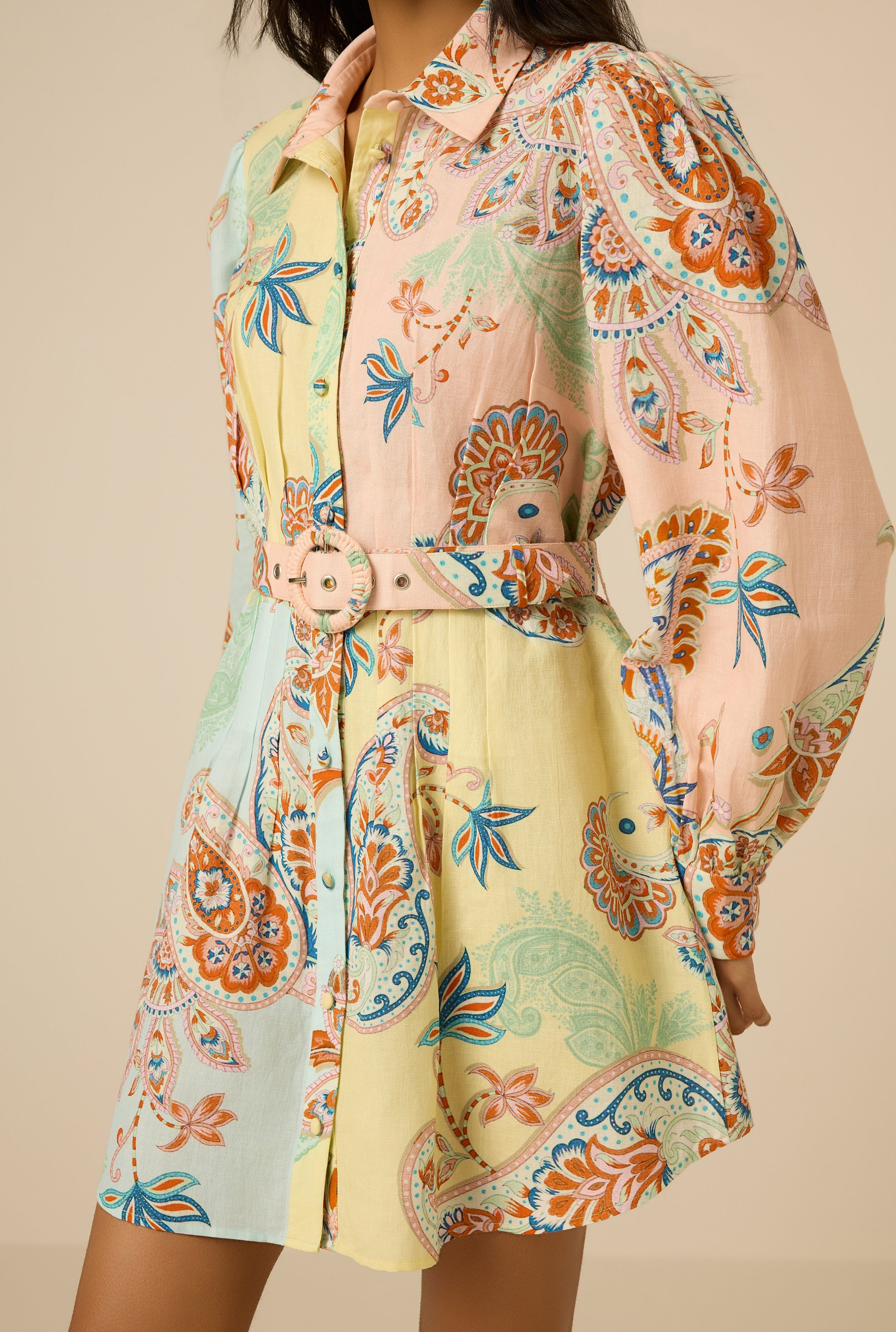 Yuti Buckle Short Dress